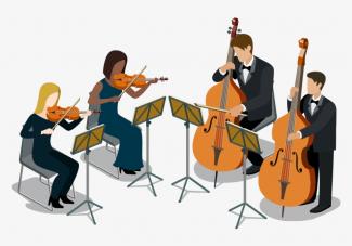 Orchestra students 